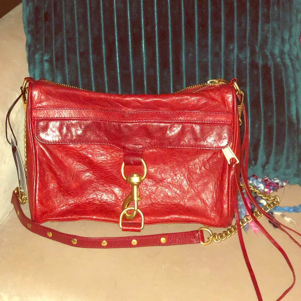 Rebecca Minkoff “Blood Red” MAC handbag NEW